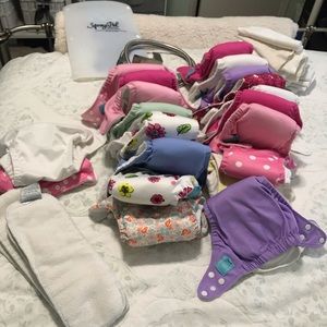 One-size Charlie Banana cloth diapers